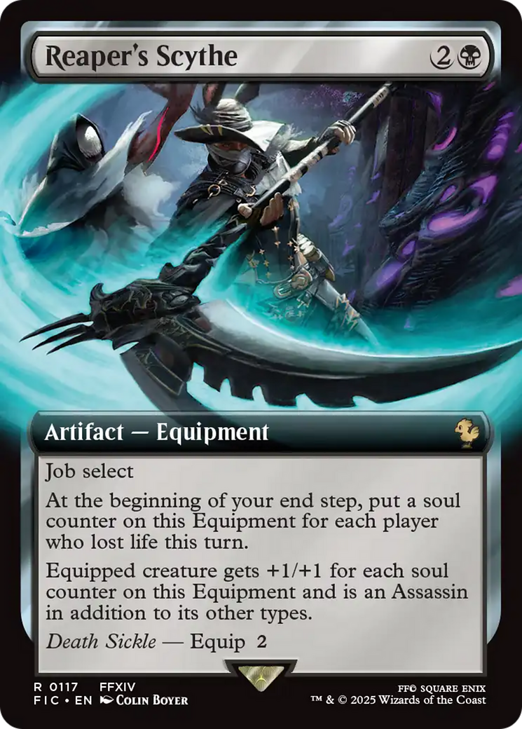 Reaper's Scythe (Extended Art) [FINAL FANTASY Commander] | Good Games Adelaide SA