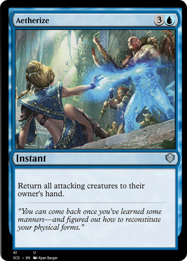 Aetherize [Starter Commander Decks] | Good Games Adelaide SA
