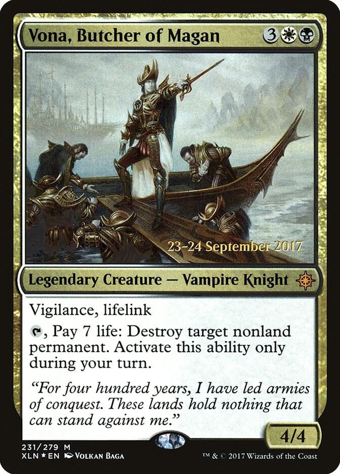 Vona Butcher of Magan 231 (Prerelease Cards)  - Foil | Good Games Adelaide SA