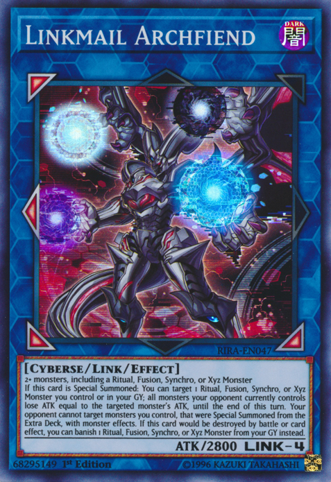 Linkmail Archfiend [RIRA-EN047] Super Rare | Good Games Adelaide SA