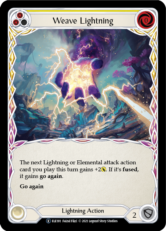 Weave Lightning (Yellow) [U-ELE181] Unlimited Normal | Good Games Adelaide SA