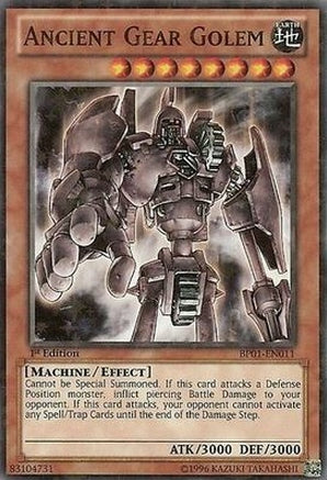 Ancient Gear Golem [BP01-EN011] Starfoil Rare | Good Games Adelaide SA