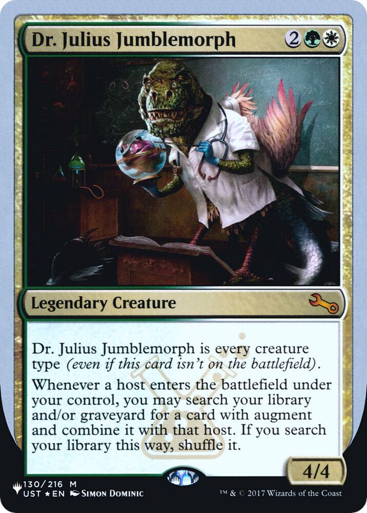 Dr Julius Jumblemorph 130/216 (The List Reprints)  - Foil | Good Games Adelaide SA