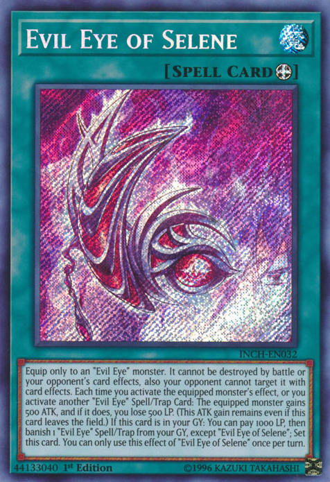 Evil Eye of Selene [INCH-EN032] Secret Rare | Good Games Adelaide SA