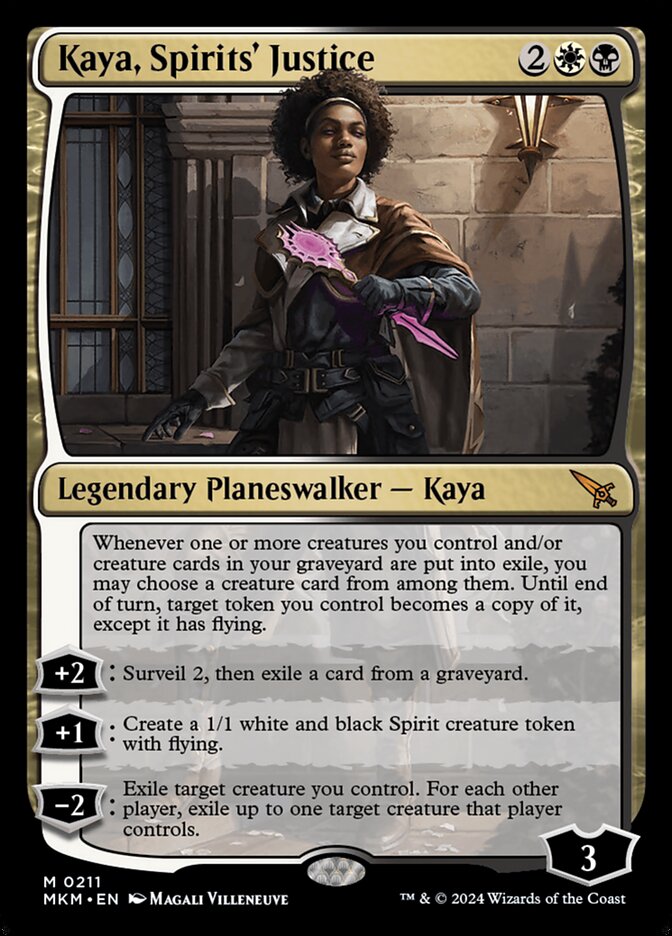 Kaya, Spirits' Justice 211 (Murders at Karlov Manor)  | Good Games Adelaide SA