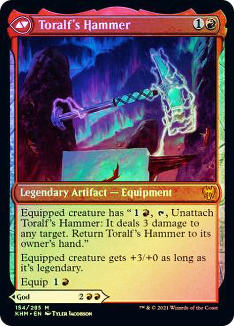 Toralf, God of Fury // Toralf's Hammer  [Kaldheim Prerelease Promos] | Good Games Adelaide SA