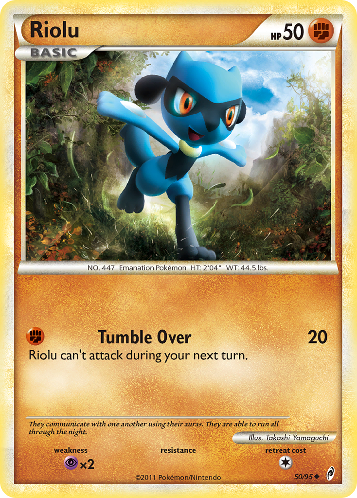 Riolu (50/95) [HeartGold & SoulSilver: Call of Legends] | Good Games Adelaide SA