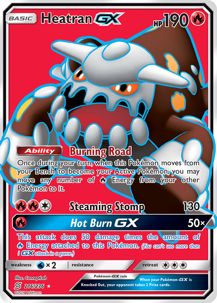 Heatran GX (216/236) [Sun & Moon: Unified Minds] | Good Games Adelaide SA