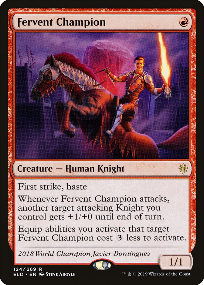 Fervent Champion 124 (Throne of Eldraine)  | Good Games Adelaide SA
