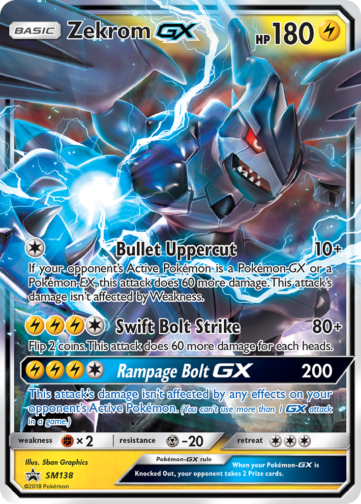 Zekrom GX (SM138) [Sun & Moon: Black Star Promos] | Good Games Adelaide SA