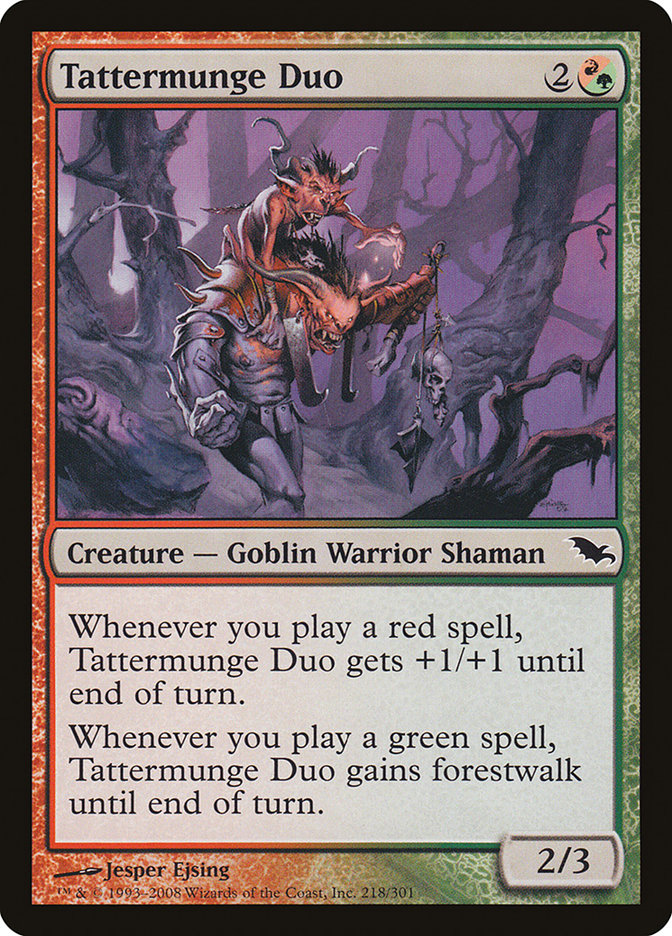 Tattermunge Duo 218 (Shadowmoor)  - Foil | Good Games Adelaide SA