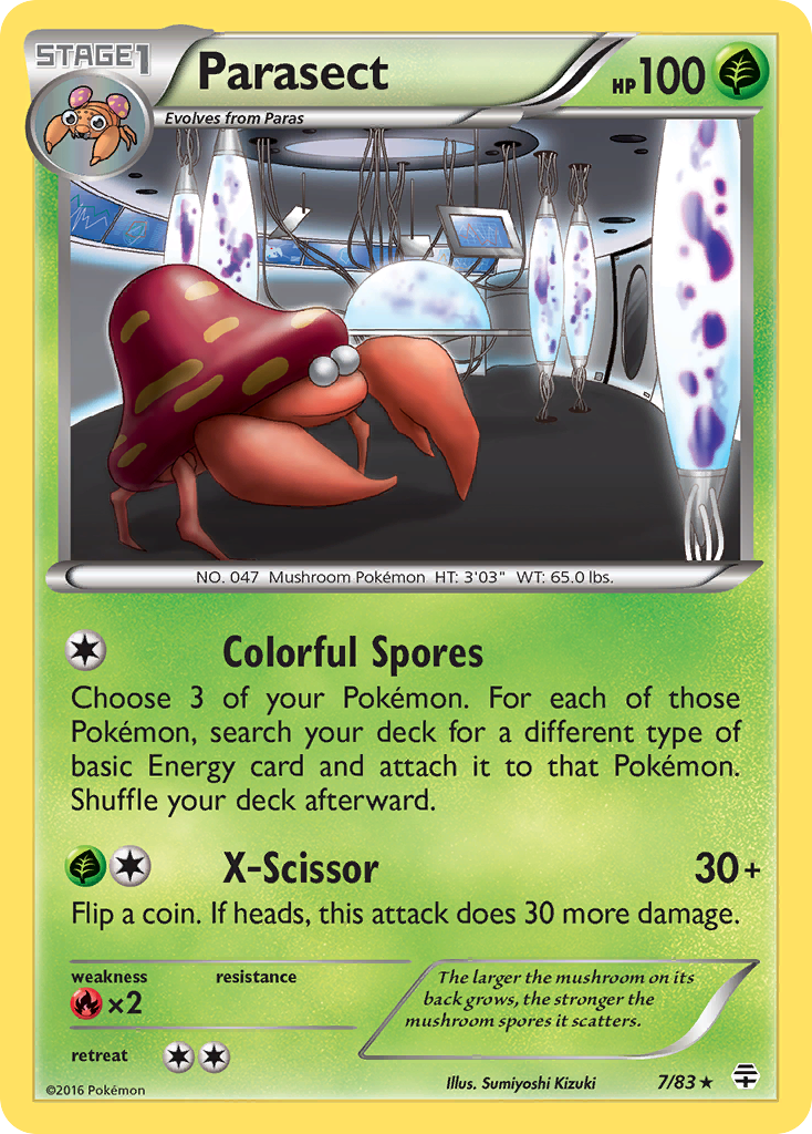 Parasect (7/83) [XY: Generations] | Good Games Adelaide SA