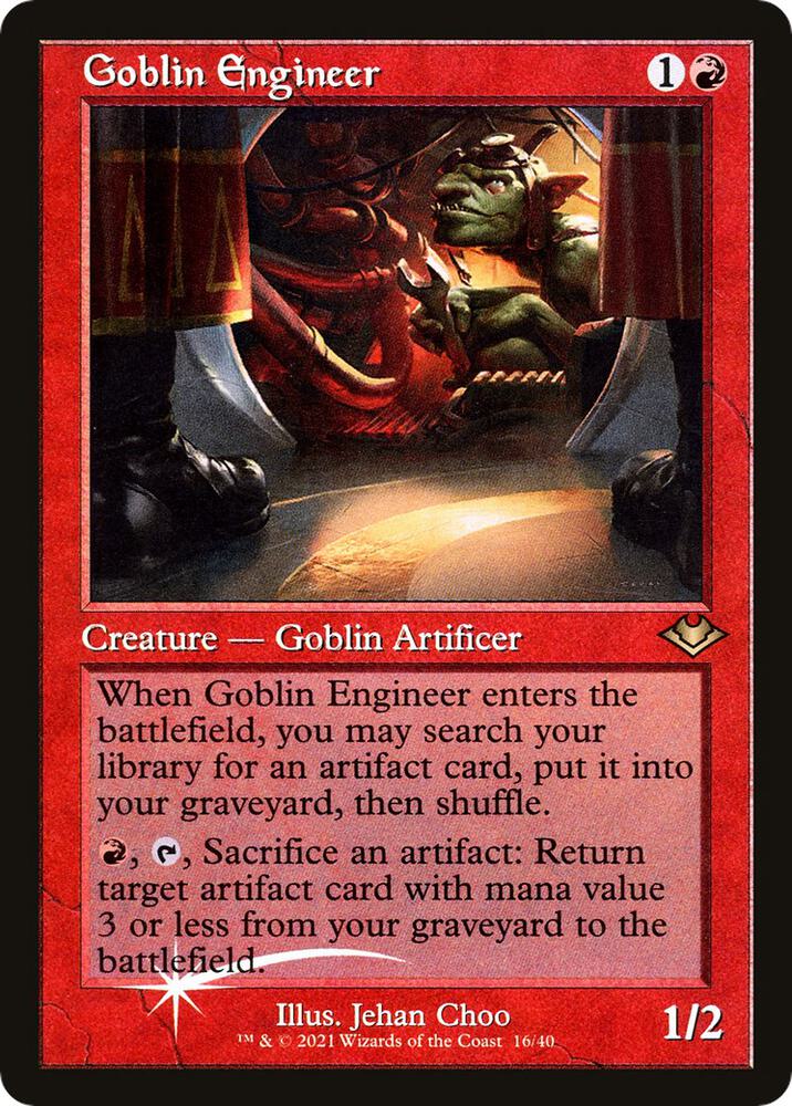 Goblin Engineer 16 (Modern Horizons)  - Foil | Good Games Adelaide SA
