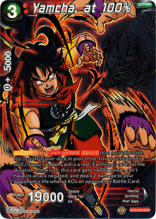 Yamcha, at 100-Percent (SPR) (BT5-009) [Miraculous Revival] | Good Games Adelaide SA