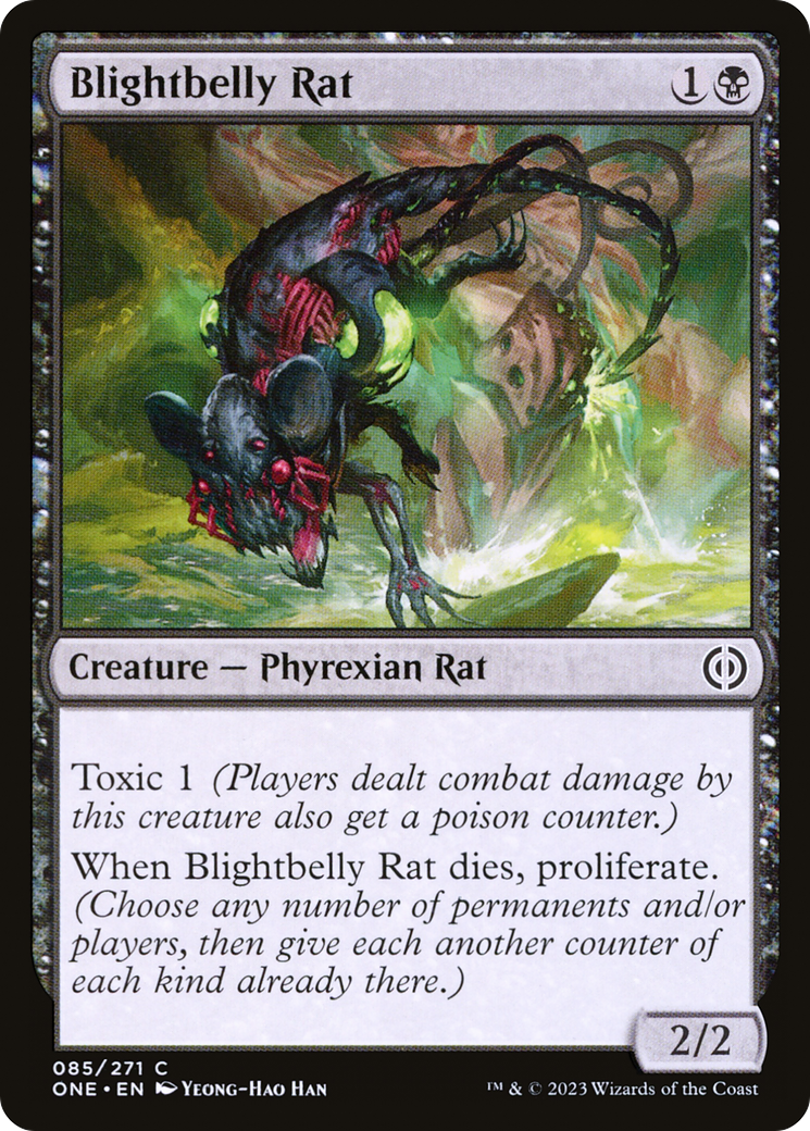 Blightbelly Rat [Phyrexia: All Will Be One] | Good Games Adelaide SA