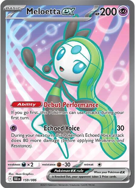 Meloetta ex 159/086 (SV: Black Bolt)  - Holofoil | Good Games Adelaide SA