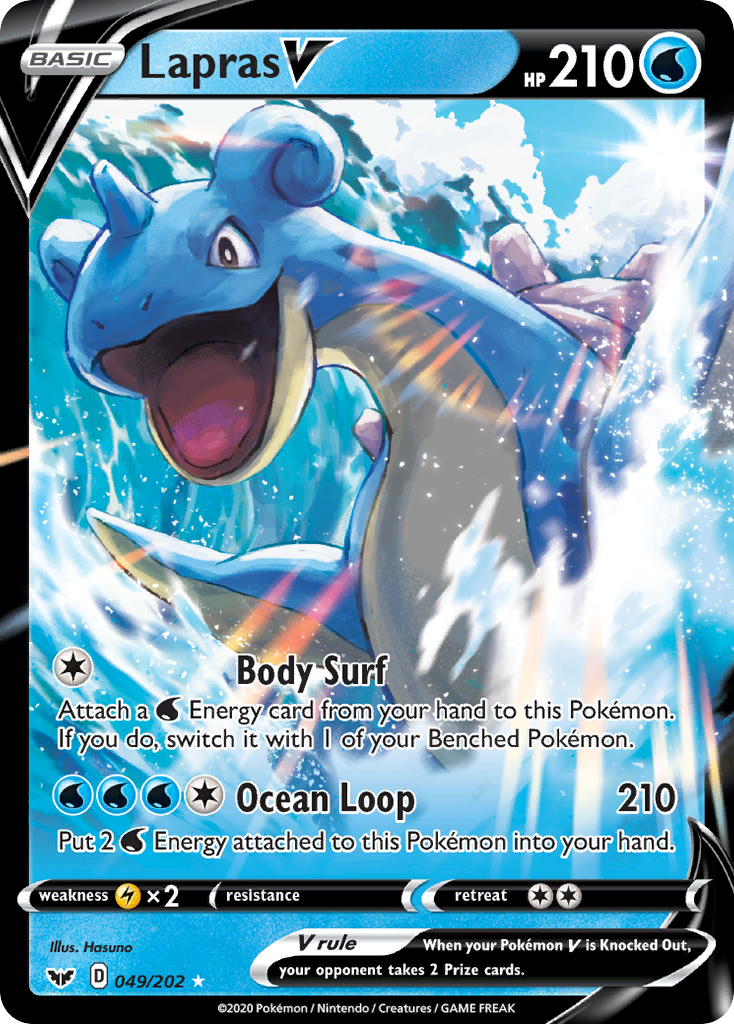 Lapras V (049/202) [Sword & Shield: Base Set] | Good Games Adelaide SA