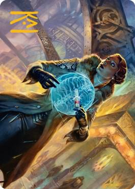 Writ of Return Art Card Gold Stamped Signature 59 (Art Series: Streets of New Capenna)  | Good Games Adelaide SA