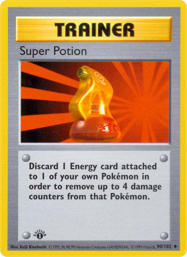 Super Potion 090/102 (Base Set (Shadowless))  - 1st Edition | Good Games Adelaide SA