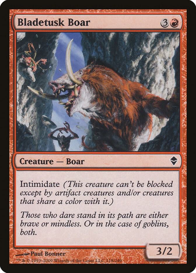 Bladetusk Boar 118 (Zendikar)  | Good Games Adelaide SA
