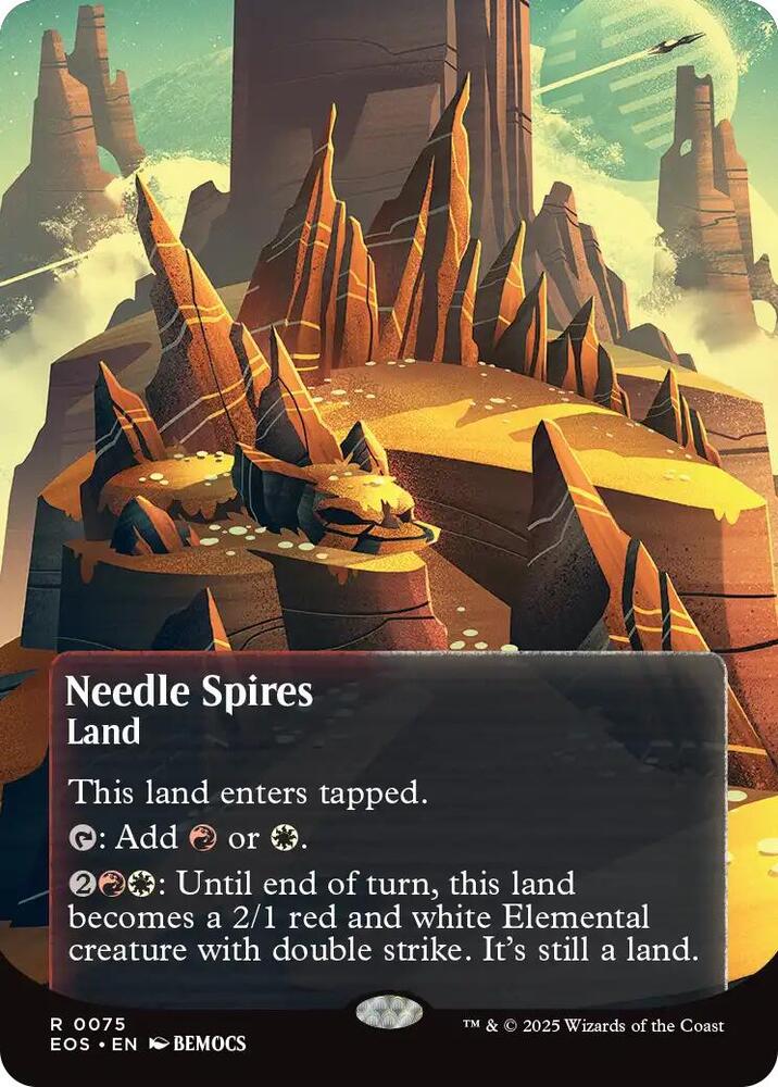 Needle Spires  75 (Edge of Eternities: Stellar Sights)  - Foil | Good Games Adelaide SA