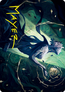 Nature's Embrace Art Card (Gold-Stamped Signature) [Innistrad: Crimson Vow Art Series] | Good Games Adelaide SA