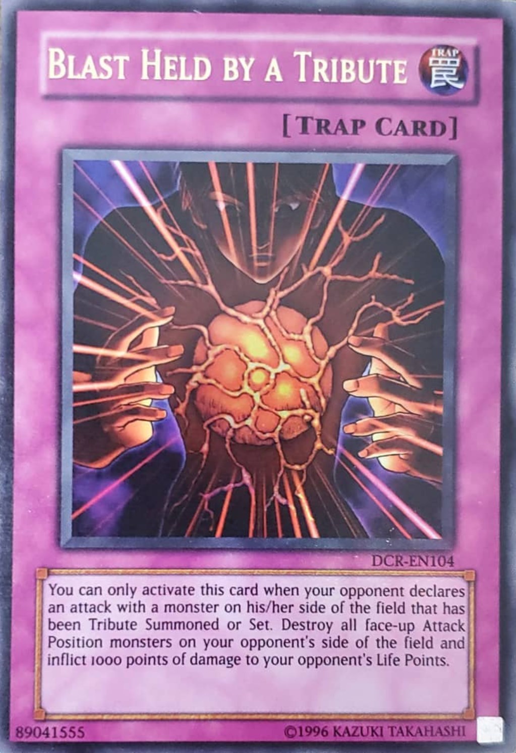 Blast Held by a Tribute [DCR-EN104] Ultra Rare | Good Games Adelaide SA