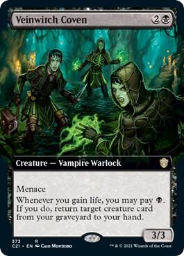 Veinwitch Coven Extended Art 373 (Commander 2021)  | Good Games Adelaide SA