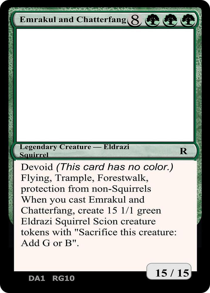 Emrakul and Chatterfang  (Un-Known Event Playtest Cards)  | Good Games Adelaide SA