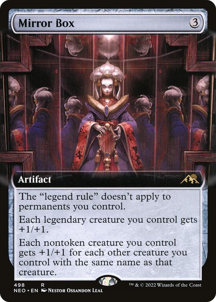 Mirror Box 498 (Kamigawa: Neon Dynasty)  - Extended Art | Good Games Adelaide SA