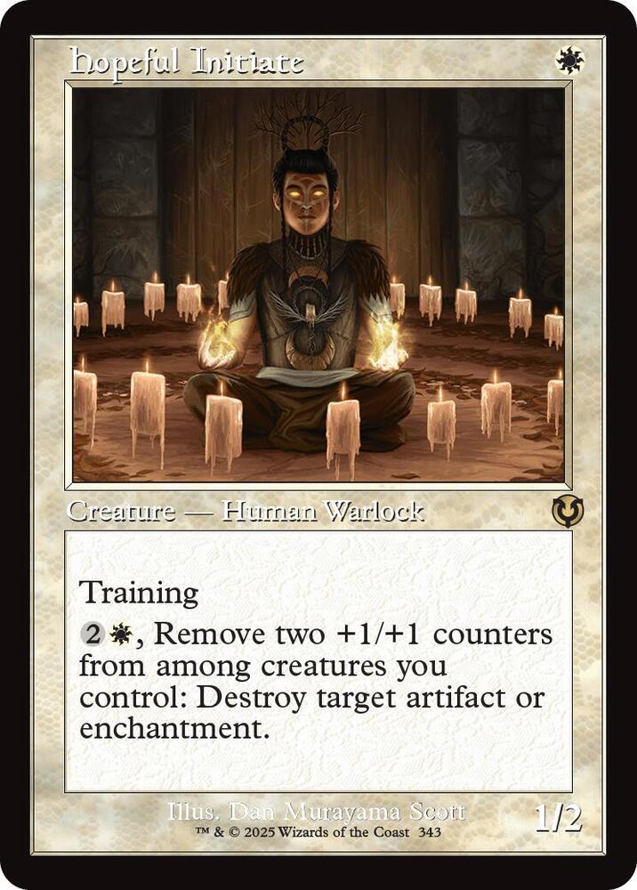 Hopeful Initiate 343 (Innistrad Remastered)  - Foil | Good Games Adelaide SA
