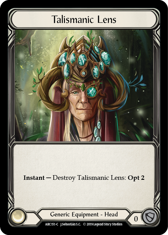 Talismanic Lens [ARC151-C] 1st Edition Cold Foil | Good Games Adelaide SA