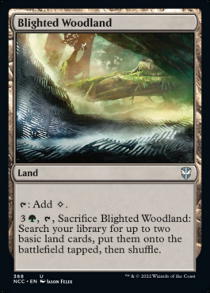 Blighted Woodland [Streets of New Capenna Commander] | Good Games Adelaide SA