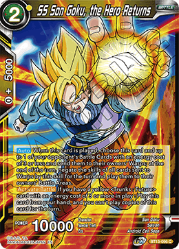 SS Son Goku, the Hero Returns (Common) [BT13-096] | Good Games Adelaide SA