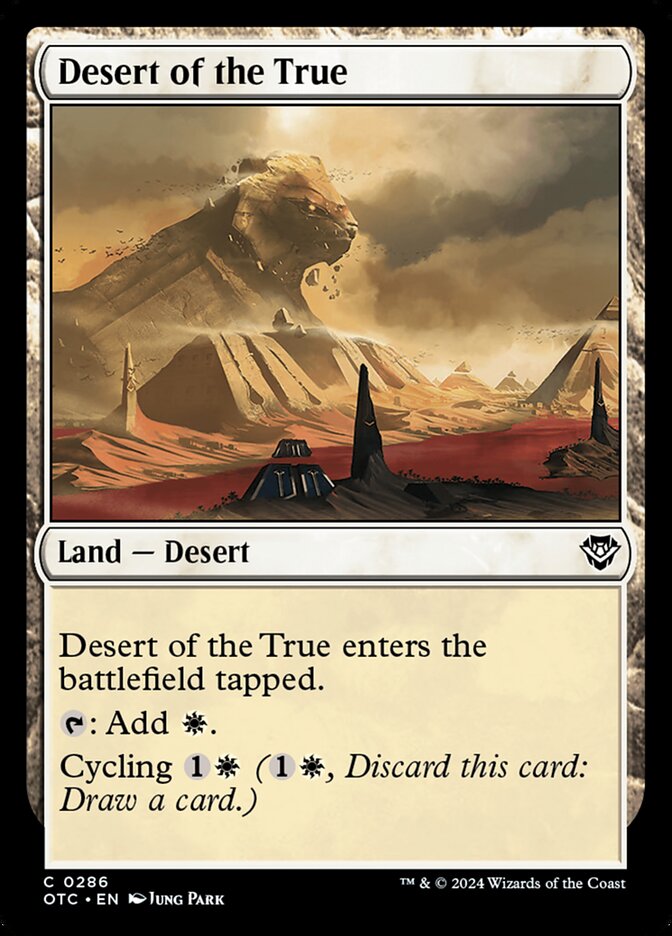 Desert of the True 286 (Commander: Outlaws of Thunder Junction)  | Good Games Adelaide SA