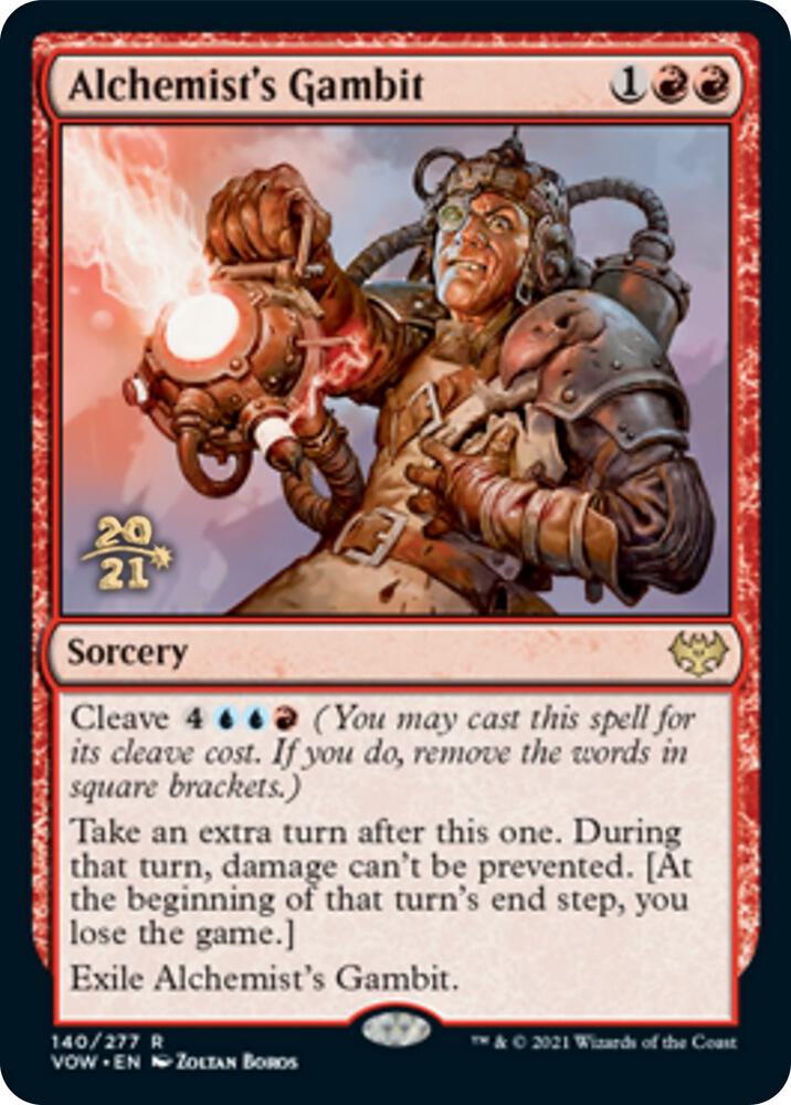 Alchemist's Gambit 140 (Prerelease Cards)  - PreRelease Foil | Good Games Adelaide SA