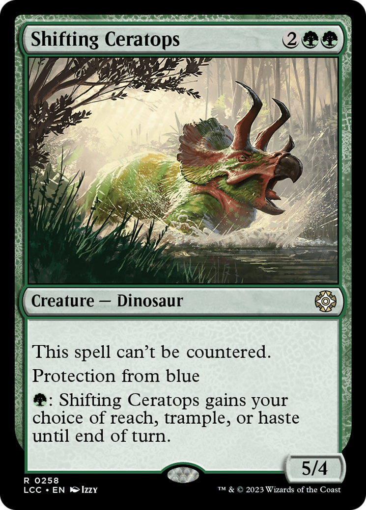 Shifting Ceratops [The Lost Caverns of Ixalan Commander] | Good Games Adelaide SA