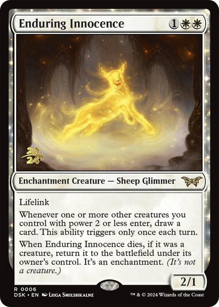 Enduring Innocence 6 (Prerelease Cards)  - Foil | Good Games Adelaide SA