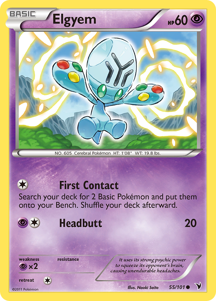 Elgyem (55/101) [Black & White: Noble Victories] | Good Games Adelaide SA