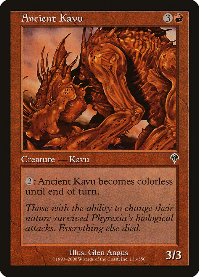 Ancient Kavu 136 (Invasion)  - Foil | Good Games Adelaide SA