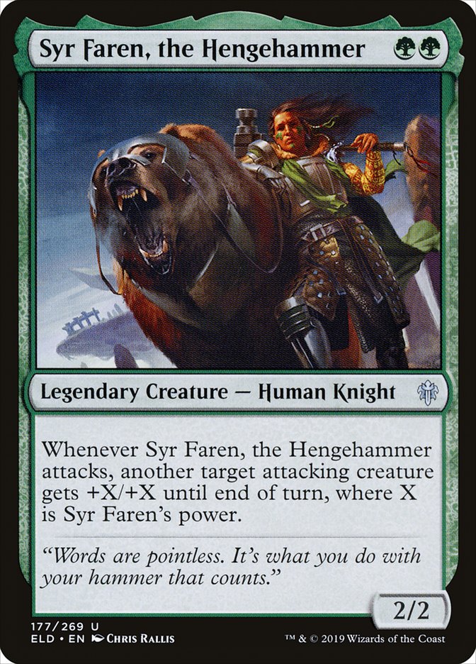 Syr Faren, the Hengehammer 177 (Throne of Eldraine)  | Good Games Adelaide SA