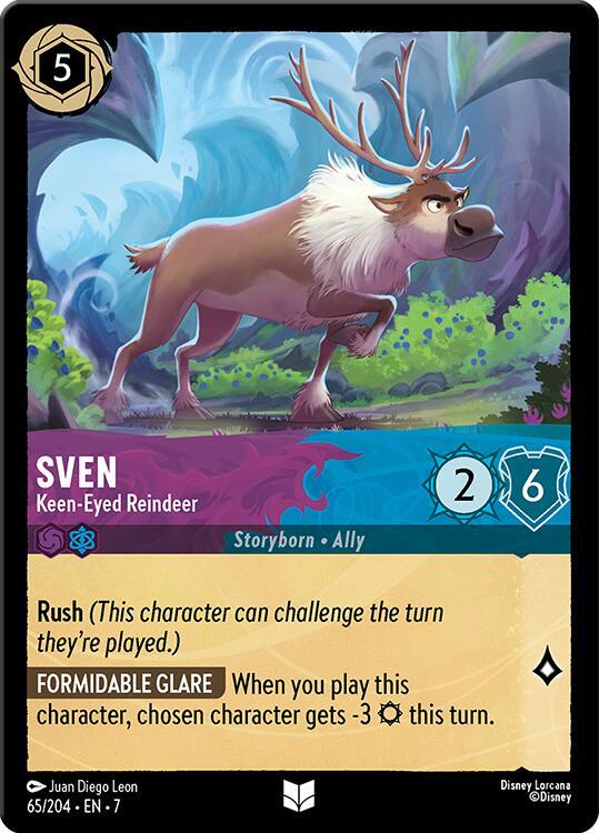 Sven Keen Eyed Reindeer 65/204 (Archazia's Island)  - Cold Foil | Good Games Adelaide SA