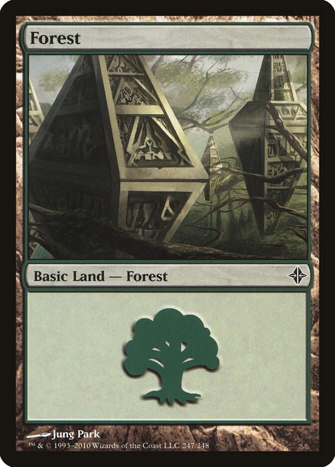 Forest 247 (Rise of the Eldrazi)  - Foil | Good Games Adelaide SA