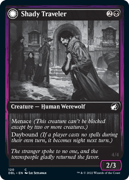 Shady Traveler // Stalking Predator [Innistrad: Double Feature] | Good Games Adelaide SA