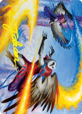 Teach by Example Art Card Gold Stamped Signature 43 (Art Series: Strixhaven)  | Good Games Adelaide SA