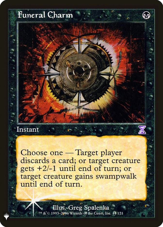 Funeral Charm 44 (The List Reprints)  - Foil | Good Games Adelaide SA