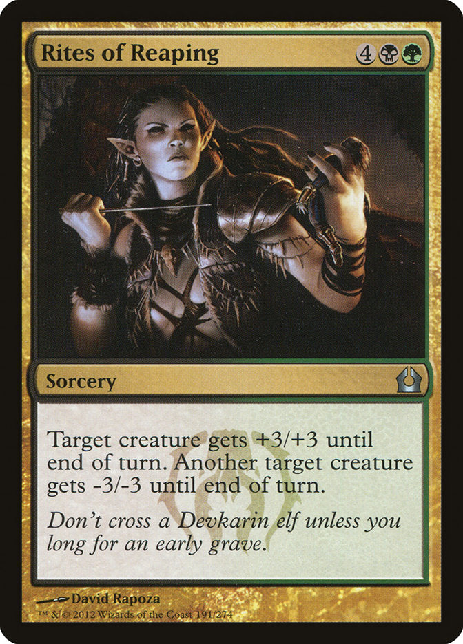 Rites of Reaping 191 (Return to Ravnica)  | Good Games Adelaide SA