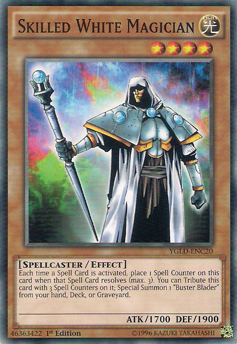 Skilled White Magician [YGLD-ENC20] Common | Good Games Adelaide SA