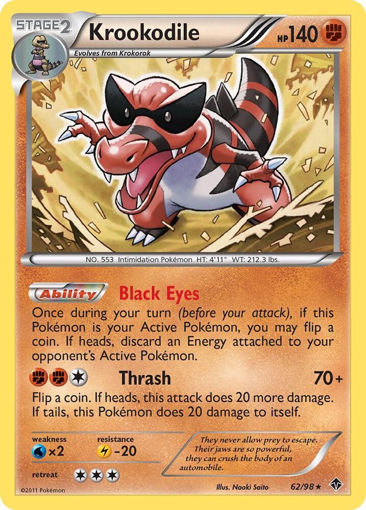 Krookodile 62/98 (Emerging Powers)  | Good Games Adelaide SA