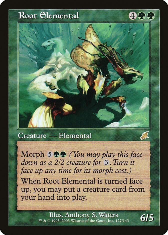 Root Elemental 127 (Scourge)  - Foil | Good Games Adelaide SA